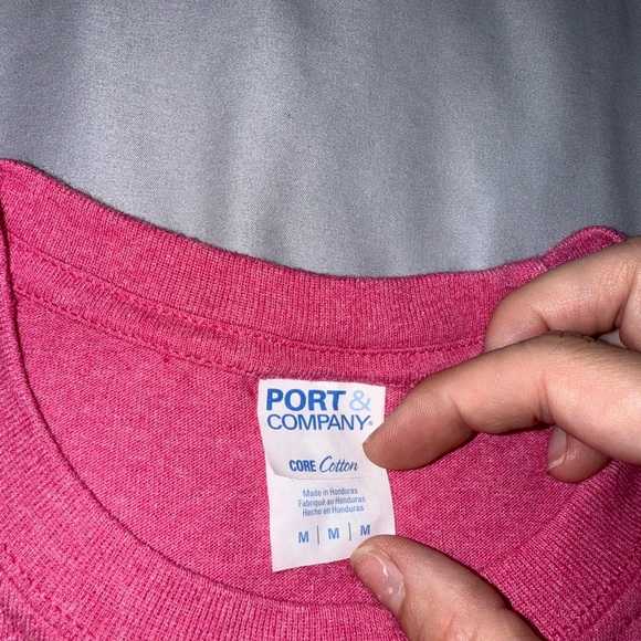 Pink Graphic T-Shirt with Bold Text Size Medium - Picture 3 of 3